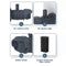 ZY-N61 4 in 1 Fish Tank Air Oxygen Aquarium Filter Internal Pump (EU 6W) Newly