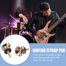 2x Guitar Pegs for Acoustic Electric Bass Ukulele Guitar Strap Buckle Lock Pi