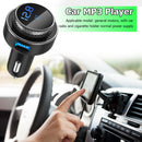 GC16 Car FM Transmitter Bluetooth Handsfree MP3 Player QC3.0 USB Fast Charger