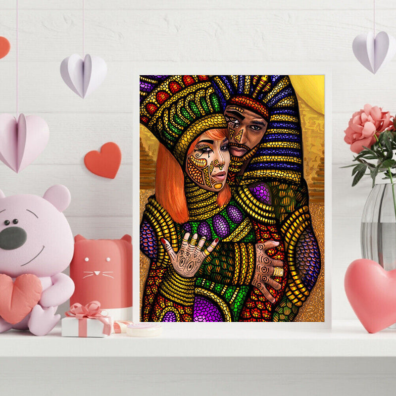 Poker Face Paint By Numbers Kit DIY Frameless Picture On Canvas Art Craft Newly