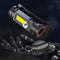 LED COB Headlamp Flashlight USB Rechargeable Mini Magnet Outdoor Headlight