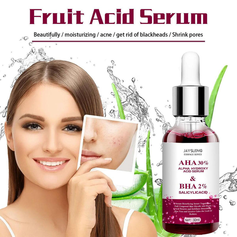 Fruit Acid Essence Granules Active Lotion Shrink Pore Facial Essence_