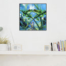 30x30cm 5D DIY Full Drill Diamond Painting Animal Frog Cross Stitch Embroidery