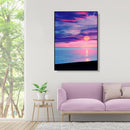 Painting By Numbers Kit DIY Sunrise Hand Painted Canvas Oil Art Picture