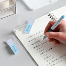 Wet the nib to prevent the ink from sticking, blocking the pen`