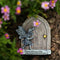 Fairy Door Fairies Sculpture Elf Statues Outdoor Wall Garden Outdoor Hot K7O0