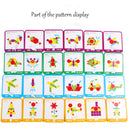 155 Pcs Wooden Jigsaw Puzzle Board Set Colorful Baby Montessori Educational Toys