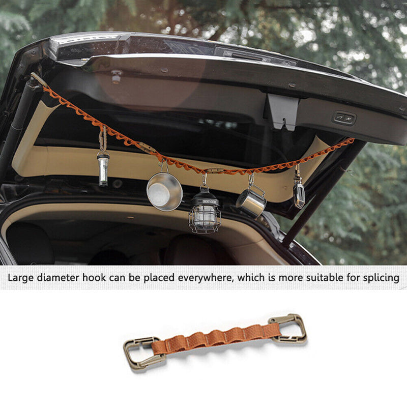 Multifunctional Outdoors Camping Hanging Rope Tent Canopy Cup Lamp Hanger Str