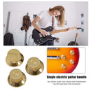 3pcs Volume Tone Control Knobs Potentiometer Caps Hat for Electric Guitar P