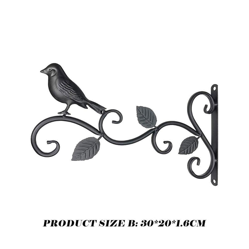 3pcs Metal Hanging Flower Plant Pot Basket Wall-Mounted Support Basket Tool
