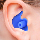 1 Pair Waterproof Earplugs Silicone Ear Plugs Swimming Accessories (Blue) Newly