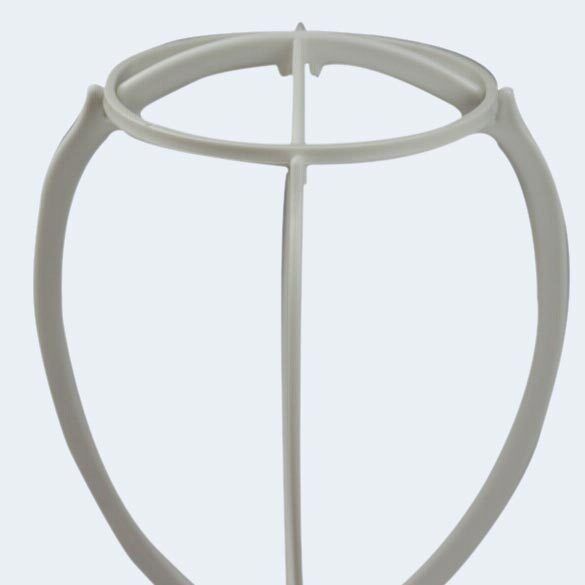 Plastic Folding Stable Durable Wig Hair Cap Display Holder Stand Tool White