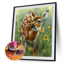 5D Kit Rhinestone Picture DIY Wolf Deer Full Round Drill Diamond Painting Cra