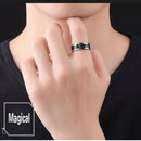 Stainless Steel Temperature Measurement Ring Mood Rings Thermometer Display