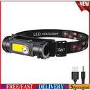 XPG+COB LED Portable Headlight USB DC Rechargeable Night Fishing Headlamps