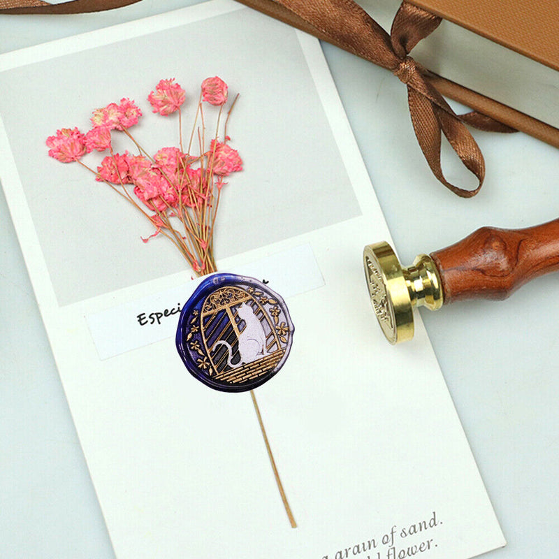 Animal Retro Wax Seal Stamp Head Fire Paint for Wedding Invitations (DW16)