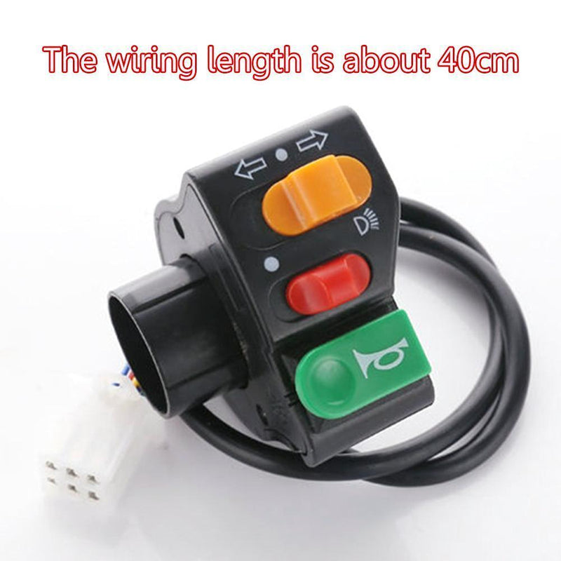 Electric Bicycle Ebike Turning Lamp Headlight Horn Switch Button Black