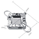 Stainless Steel Dumpling Maker Jiaozi Ravioli Making Dough Mold (Square)