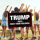 Donald Trump Flag Banner America Voting Customized Outdoor Yard Bunting 90x