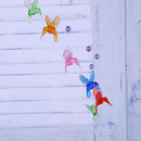 Creative Lucky Humming Bird Wind Bells Chimes Hanging Gifts Decor(Purple)