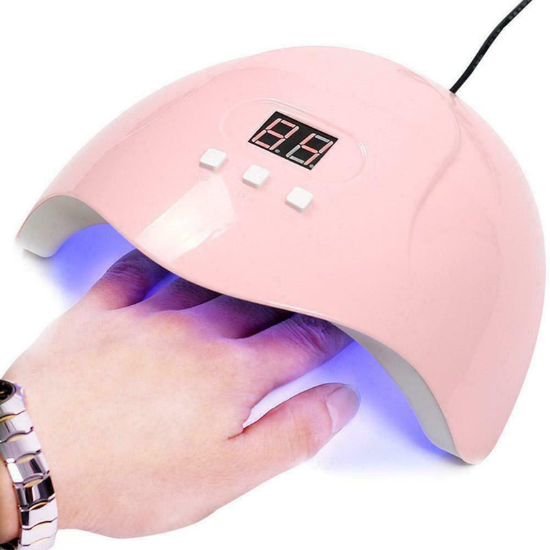54W Nail Lamp UV LED Nail Lamp 36 Lights Gel Polish Dryer Tool Curing Nail L7C9