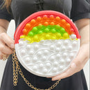 Anti-Stress Push Bubble Chain Bag Decompression Press Squeeze Cute Handbag