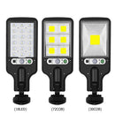 Outdoor Solar Road Lamp Waterproof 3-Mode Motion Sensor Wall Lights (30COB)