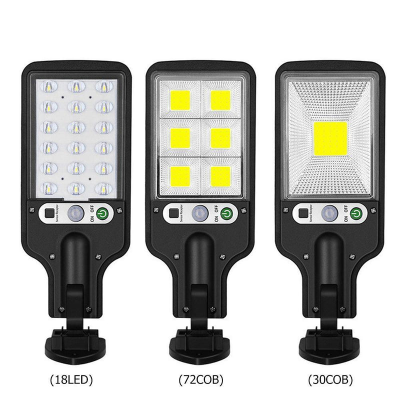 Outdoor Solar Road Lamp Waterproof 3-Mode Motion Sensor Wall Lights (30COB)