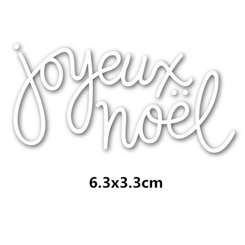 French Letter Cutting Dies for DIY Scrapbooking Embossing Die Cuts (H1408) Newly