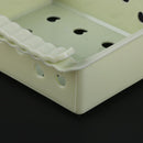 Drawer Refrigerator Storage Box Rack Holder Slide Fridge Organizer(Green)