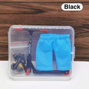 Kids Mini Alloy Finger Scooter Set w/ Pants Wheel Interactive Toys (Black) Newly