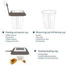 Accessory Durable Fish Feeder Red Worm Feeder Feeding Cup Fish Tank Supplies