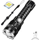 Flashlight 1200000LM USB Rechargeable Camping Lamp Zoomable LED Torch Light