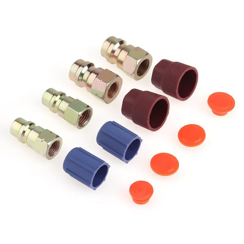Matefielduk Adapter A/C R-12 to R-134a for Car with 7/16 3/8 Valves