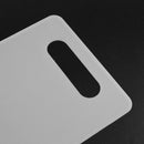 Plastic Non Slip Anti Bacterium Cutting Board Food Chopping Block(White)