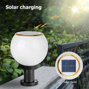 Waterproof Solar LED Bollard Light for Outdoor Garden Path Lawn Rainproof Pillar