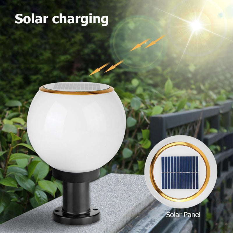 Waterproof Solar LED Bollard Light for Outdoor Garden Path Lawn Rainproof Pillar