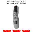 Anti-Slip Case Smart TV Remote Control Cover for LG MR21GA/MR21GC (Gray)