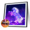 5D DIY Full Round Drill Diamond Paint Light Horse Mosaic Rhinestone Drawing