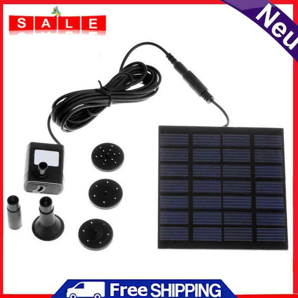 1PCS Brushless DC Solar Water Pump Power Panel Kit Well Pool Garden Water