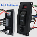 Pumps Control Panel ON-OFF-ON 12-24V Deck Cleaning Bottom Pump Switch Panel