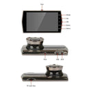 Car DVR 4Inch Screen Full HD 1080P Dual Lens Rear View Video Recorder Dash Q9L7