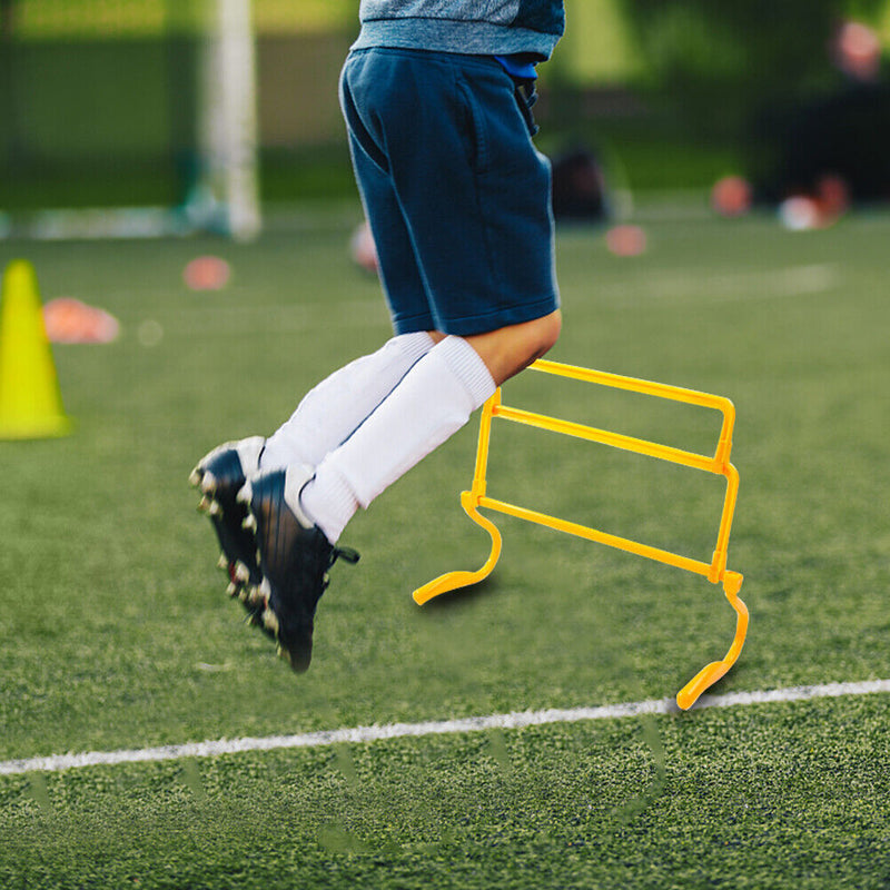 Foldable Removeable Football Barrier Frame Soccer Training Barrier (Yellow)