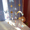 5pcs Hanging Moon Sun Heart Ball Light Catcher Crystal Outdoor Wind Chime