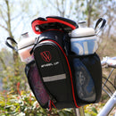 WHEEL UP Bicycle Saddle Bag with Double Water Bottle Pouch Seat Bag (Red) Newly