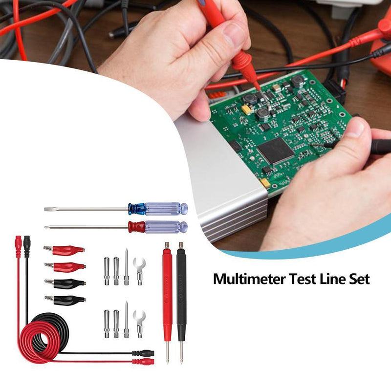 18pcs Universal Multifunctional Multimeter Test Line Set with Screwdrivers