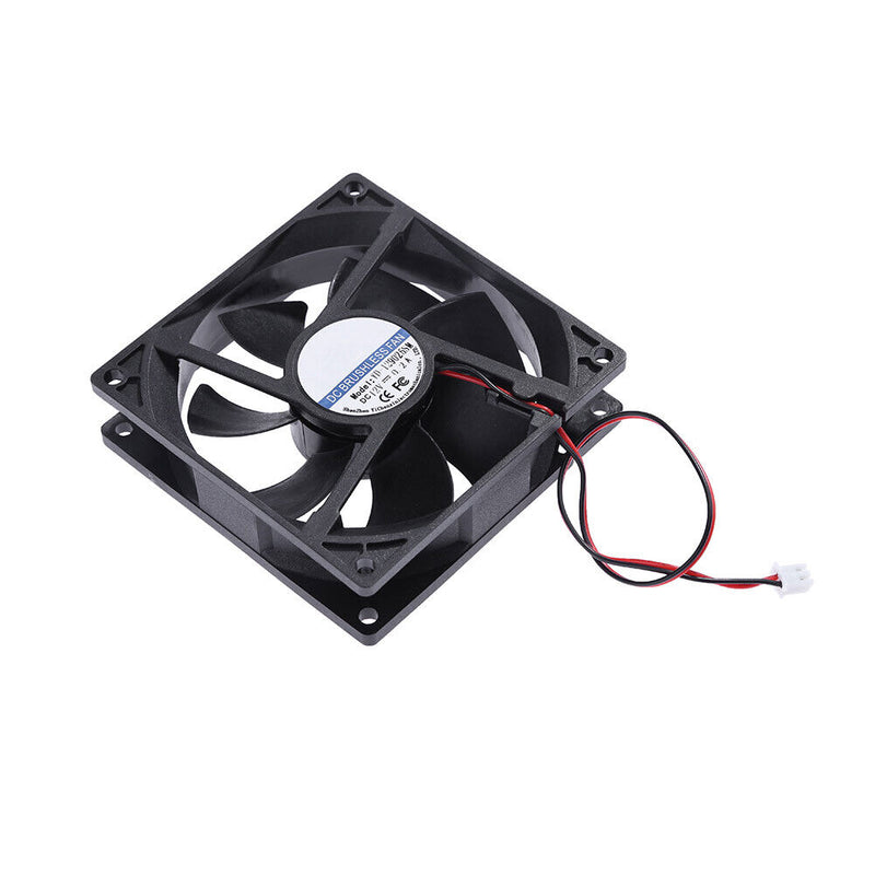 YD-129025SM DC 12V Cooler Fan 90x90x25mm 7 Blades Computer PC Fan