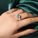 With Crystal Double Layer Popular Accessories Aadjustable Ring Jewelry