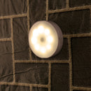 Motion Sensor LED Night Light USB Bedside Home Cabinet Lighting (Warm) Newly