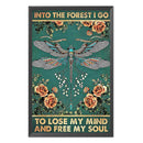 Full Cross Stitch Handcraft 11CT Stamped Dragonfly Needlework DIY Home Ornament